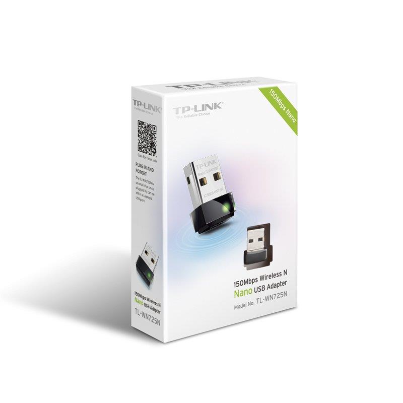 TPLINK Adattatore USB WRLS Nano 150 mbps TP-Link TL-WN725N